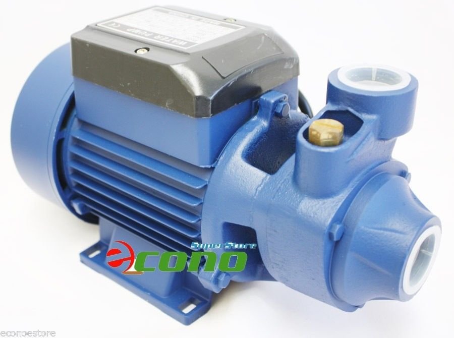 ALUMINUM 1/2 HP ELECTRIC WATER PUMP POOL FARM POND Centrifugal BioDiesel