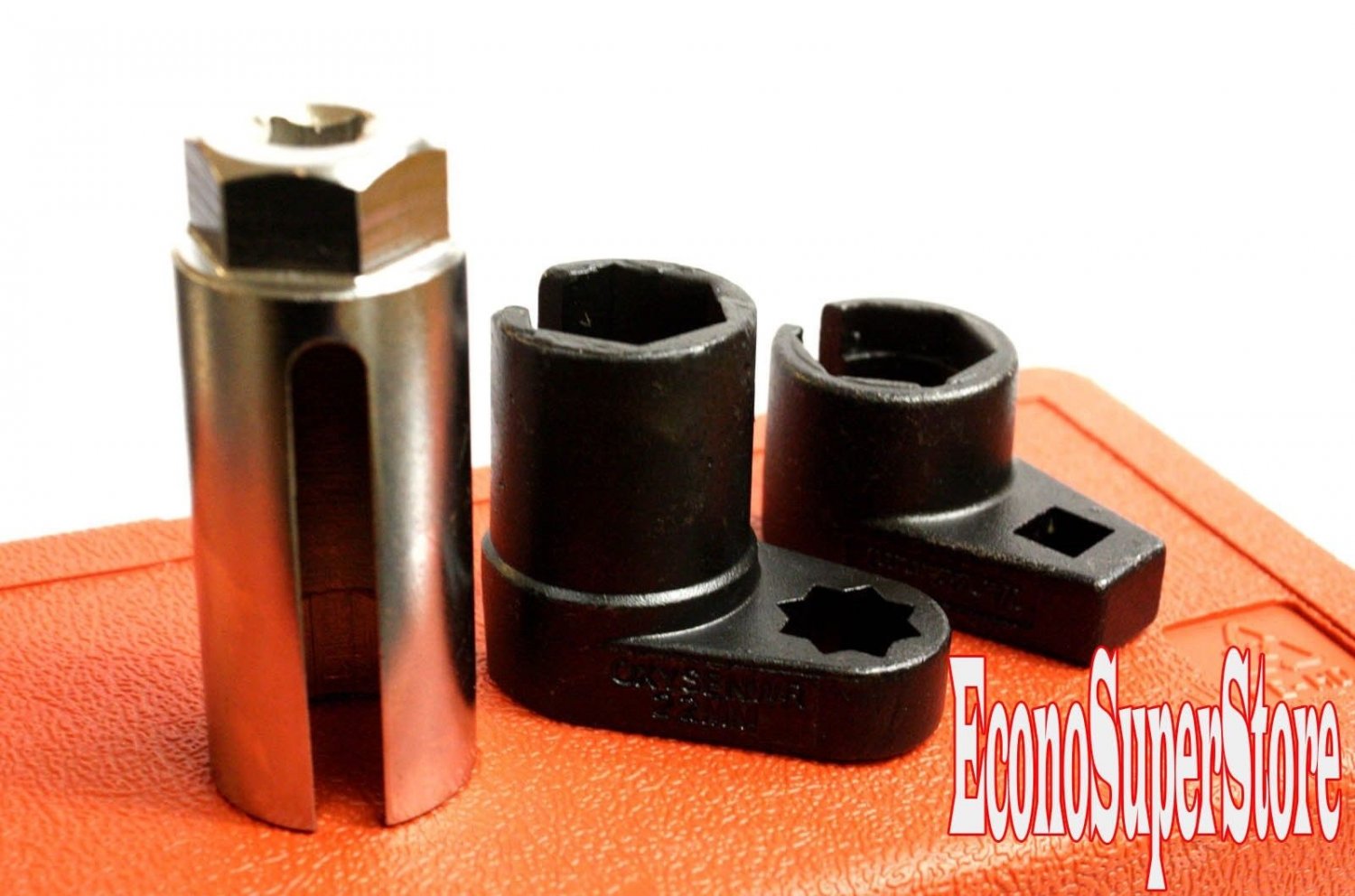 3 pc Oxygen Sensor Socket Wrench O2 Tool Remover Installer 6 Points Socket Set