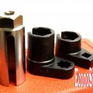 3 pc Oxygen Sensor Socket Wrench O2 Tool Remover Installer 6 Points Socket Set