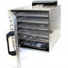 Food Dehydrator Fruit Vegetable Meat Drying Machine Snack Dryer 6 Trays Stainles