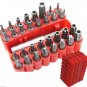 33pc Security Tamper Proof Torq Torx Hex Bit Set Includes 2-1/2" Magnetic Holder