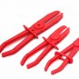 3Pcs Hose Clamp Plier Line Pipe Clamp Kit Set 4 Brake Radiators A/C Fuel Lines