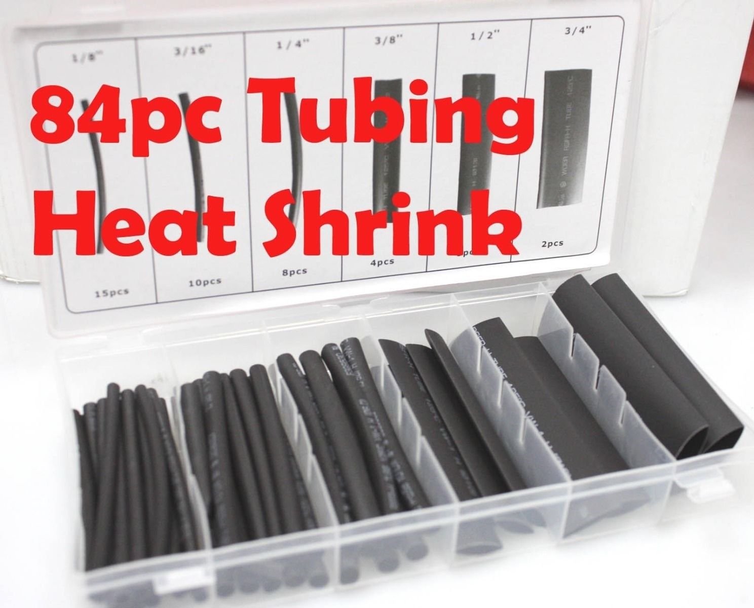 LOT TWO 42Pc Marine Heat Shrink Tubing Assortment  Waterproof Electrical Wire
