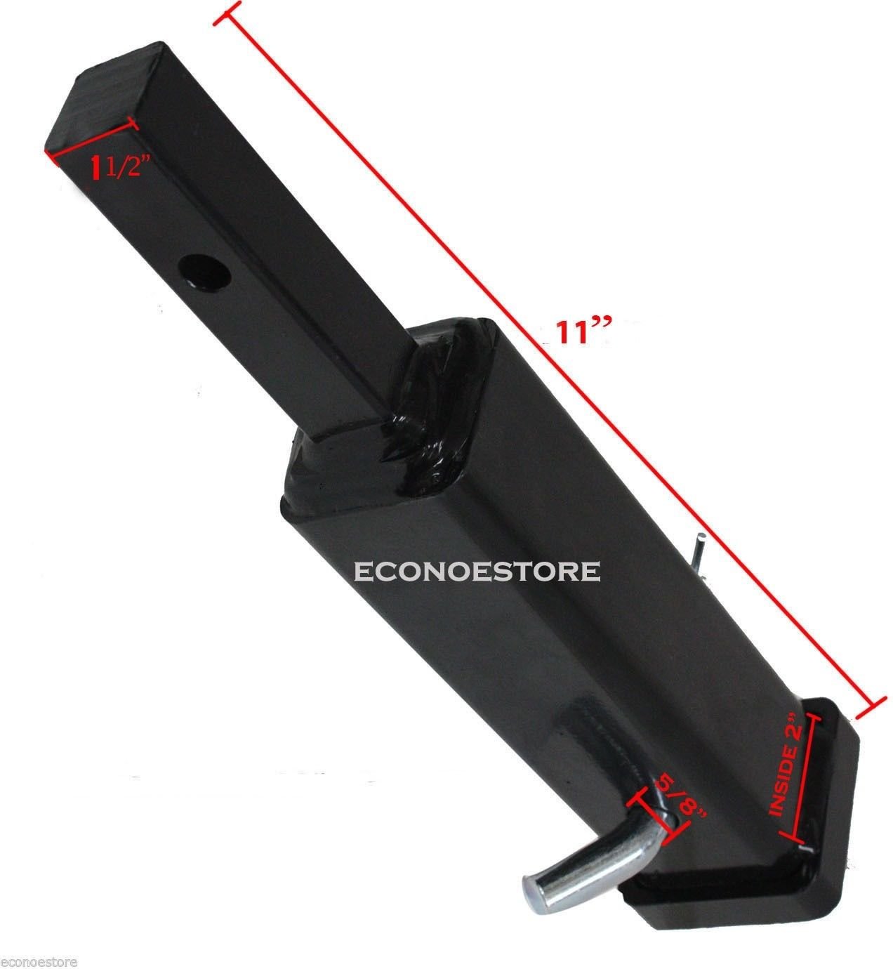 Tow Hitch Adapter 1-1/4" to 2" Extend Trailer Receiver Towing 11Hitch Tool