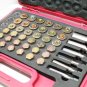 114PC Oil Pan Drain Sump Plug Key Thread Repair Tool Kit Set Drain plug w/ Case