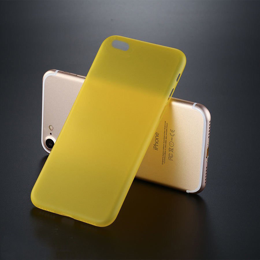iPhone 6S iPhone 6 case Bumper Silicone Case Cover Protective Frosted YELLOW