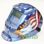 AUTO DARKENING WELDING HELMET MASK MIG ARC TIG WELDER AMERICAN EAGLE