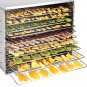 10 Tray Food Dehydrator Stainless Fruit Jerky Dryer Blower Commercial 1000W
