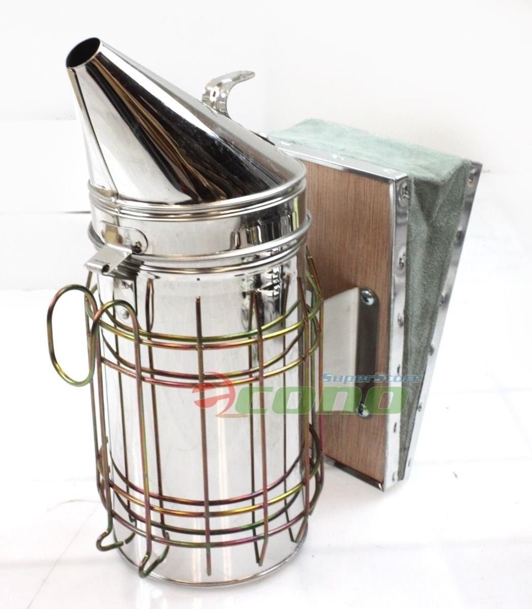 11"x4" Bee Hive Smoker Honey Bees Smoke Shield Heat Protection Beekeeping Lover