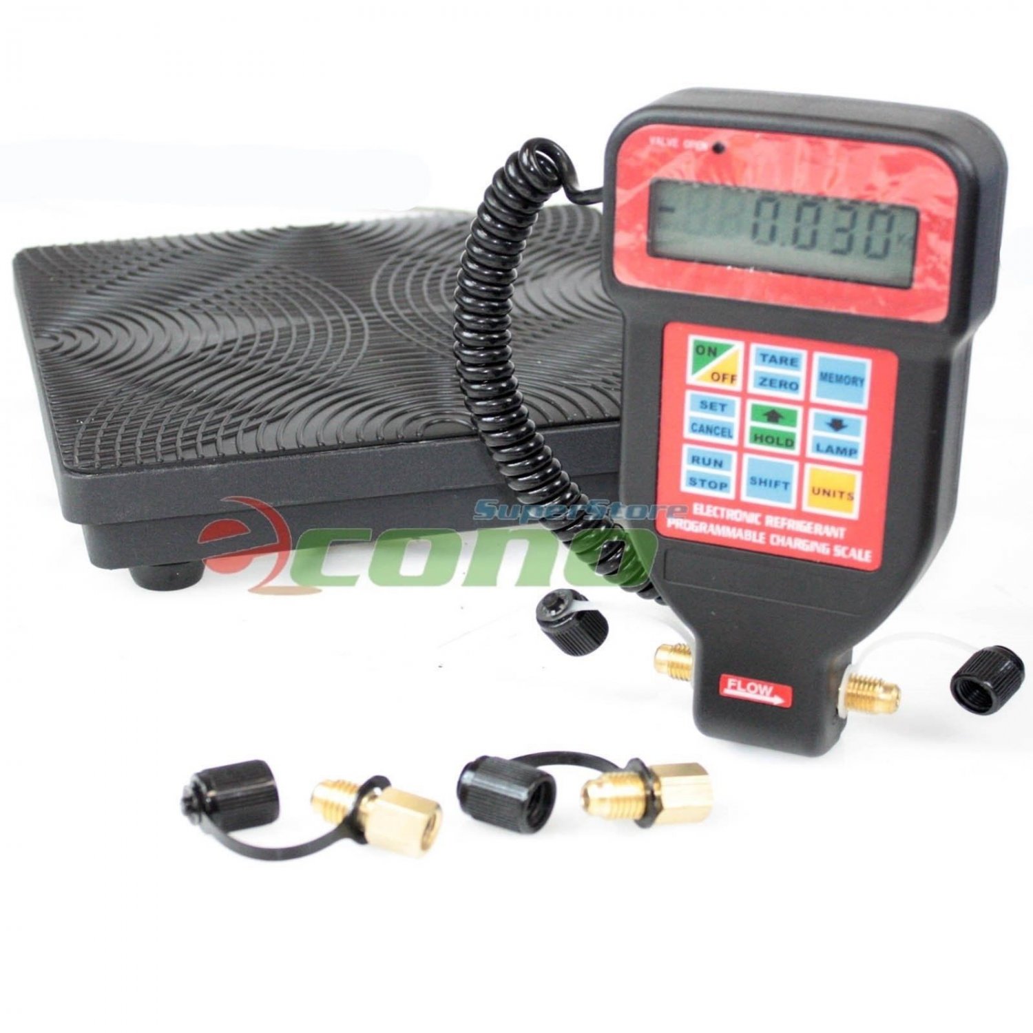 Programmable Refilling Charging AC Refrigerant Digital Scale R22 R12 R410a R134A