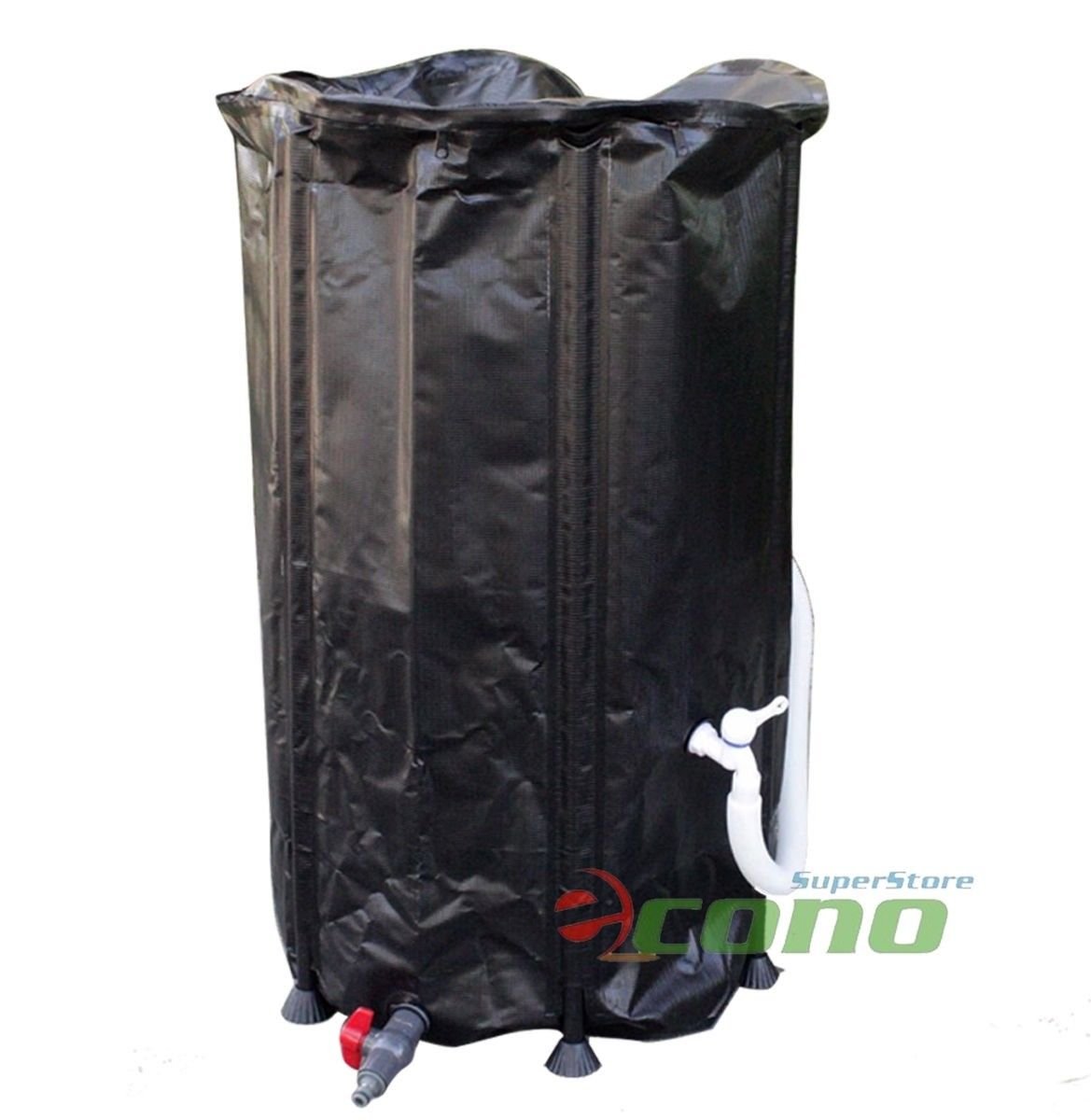66 Gallon Collector Storage Spout Container Tank Collapsible Rain Water Barrel