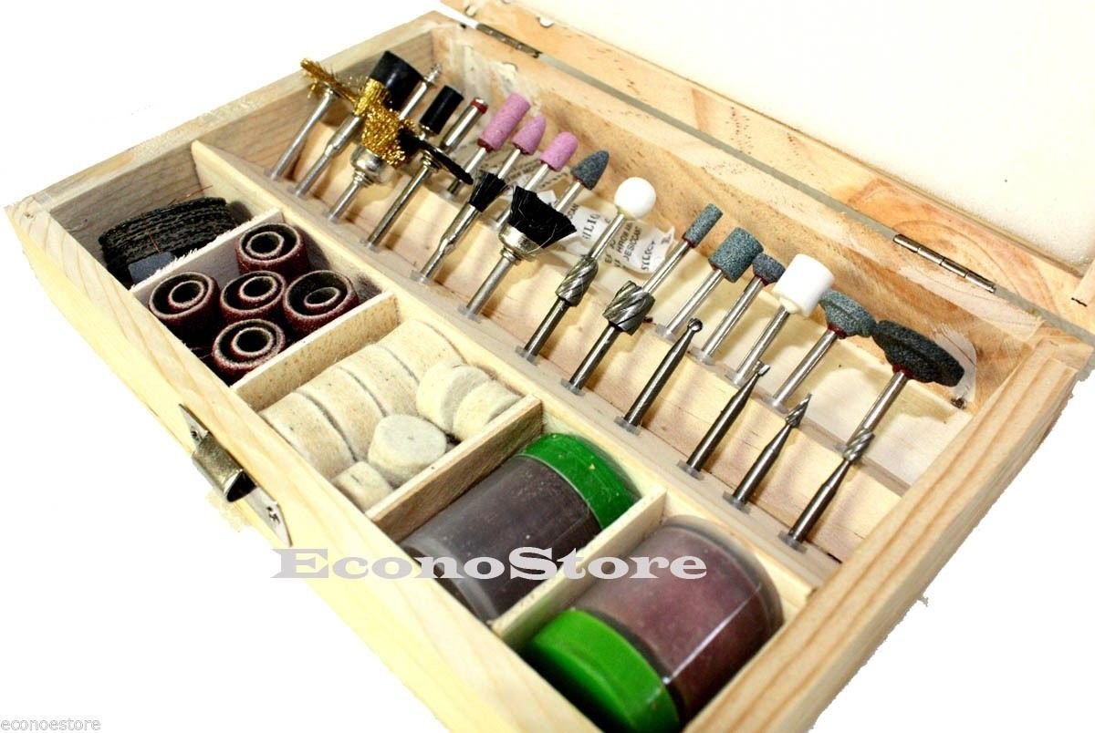 100 PC ROTARY POLISH ACCESSORY KIT 4 Rotary DRuMEL DIE GRINDER