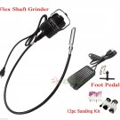 Variable Speed Electric Flexible Rotary 36" Long Flex Shaft Grinder w/Foot Pedal