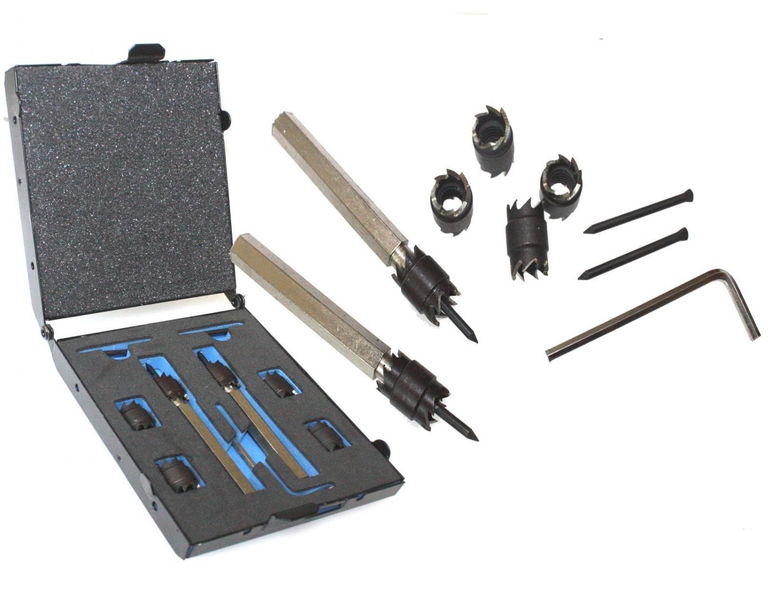 Rotary 9pc Spot Weld Cutter Drill 3/8" Double Side Cut 2 packs & Extra 4 Cutters