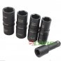 5pc Flip Thin Wall 1/2" inch Drive Metric SAE 8 Sizes Impact Socket Sockets Auto