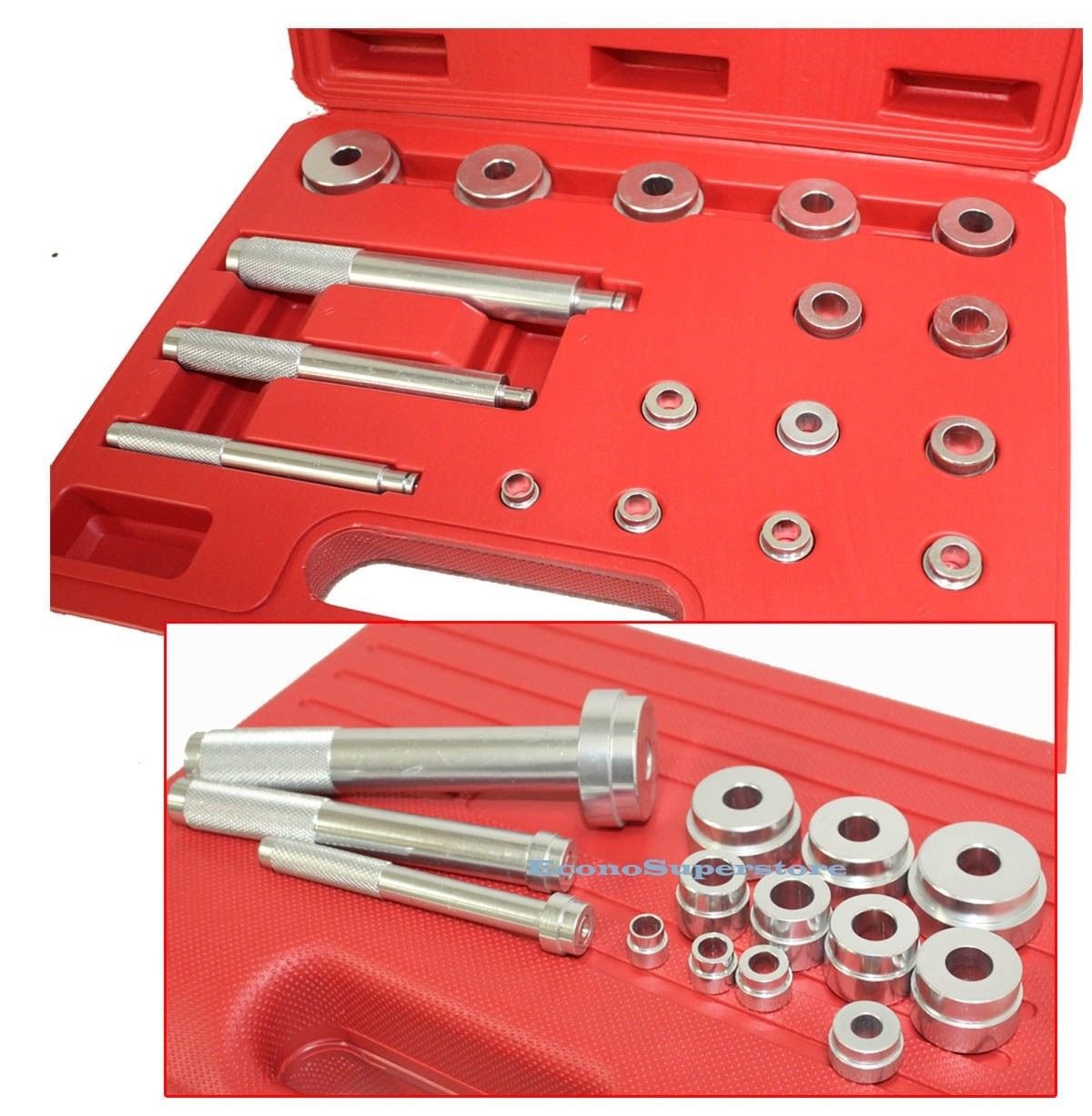 17PCS Metric Bushing Driver Set Components Remove Install Bushings 10mm to 42mm