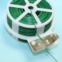 Lot Two 328FT 100M Kitchen Bag Gardening Plant Twist Tie Wire Roll W/Wire Cutter