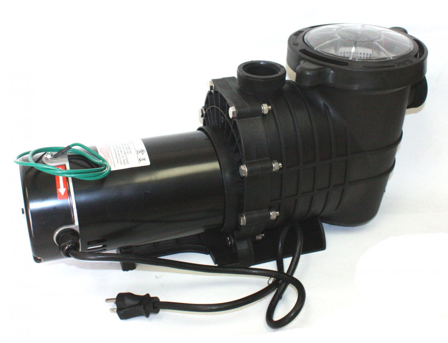 115/230V 2 HP 1500W INGROUND ABOVE GROUND SWIMMING POOL WATER PUMP W/Strainer