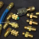 A/C AIR CONDITIONING REFRIGERATION CHARGING AC MANIFOLD ADAPTER HOSES SET