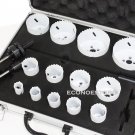 18PC BI-METAL HOLE SAW KIT BI METAL 3/4" TO 3-1/4" HOLE SAW DRILLING SET W/ CASE