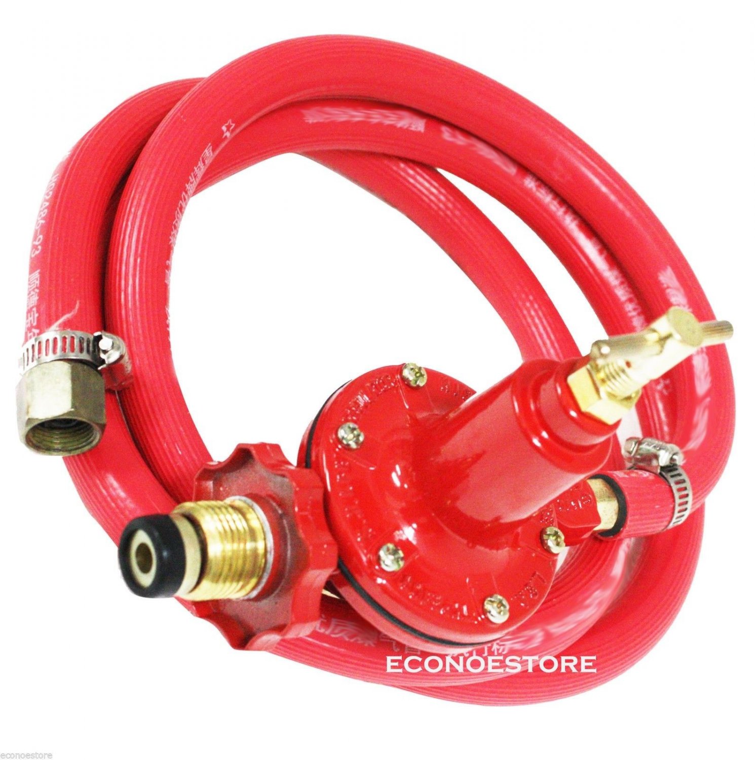 20psi BBQ LP Propane Regulator W/High pressure Gas 56"  Hose 4 Regular Burner
