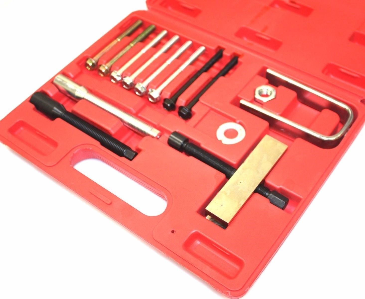 Steering Wheel Puller & Lock Plate Compressor Set Mechanic Installer Remover Kit