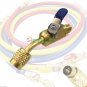 Brass Shut Valve For AC Charging Hoses HVAC 1/4" AC Refrigerant R410a R134a