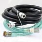12 Volt Anti-Explosive Gasoline Fuel Transfer Pump 15GPM W/Meter Hoses & Nozzle