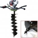 3.2HP Two Man 71cc Gas Post Earth Planting Ice Hole Auger Digger Driller Machine