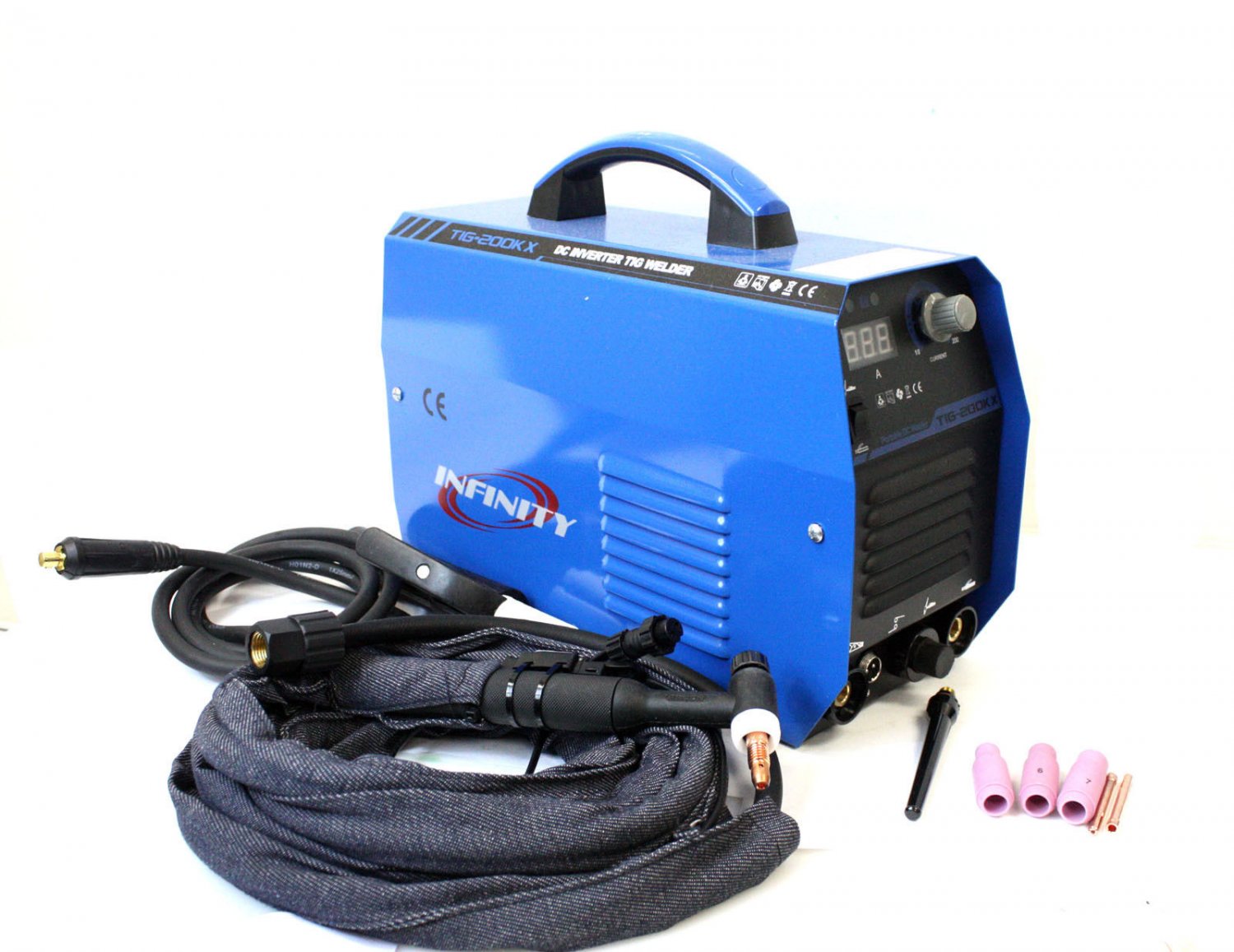 Dual Voltage 115V 220V 200 Amp Argon TIG Torch Stick ARC MMA DC Inverter Welder