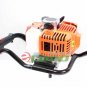 2.3 HP 52cc One Man Gas Post Hole Digger Earth Driller w/2 auger Bits 10" and 6"
