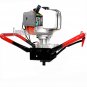 One Man 52cc 2HP Gas Post Fence Planting Hole Digger w/ 200mm Drill Auger Bit