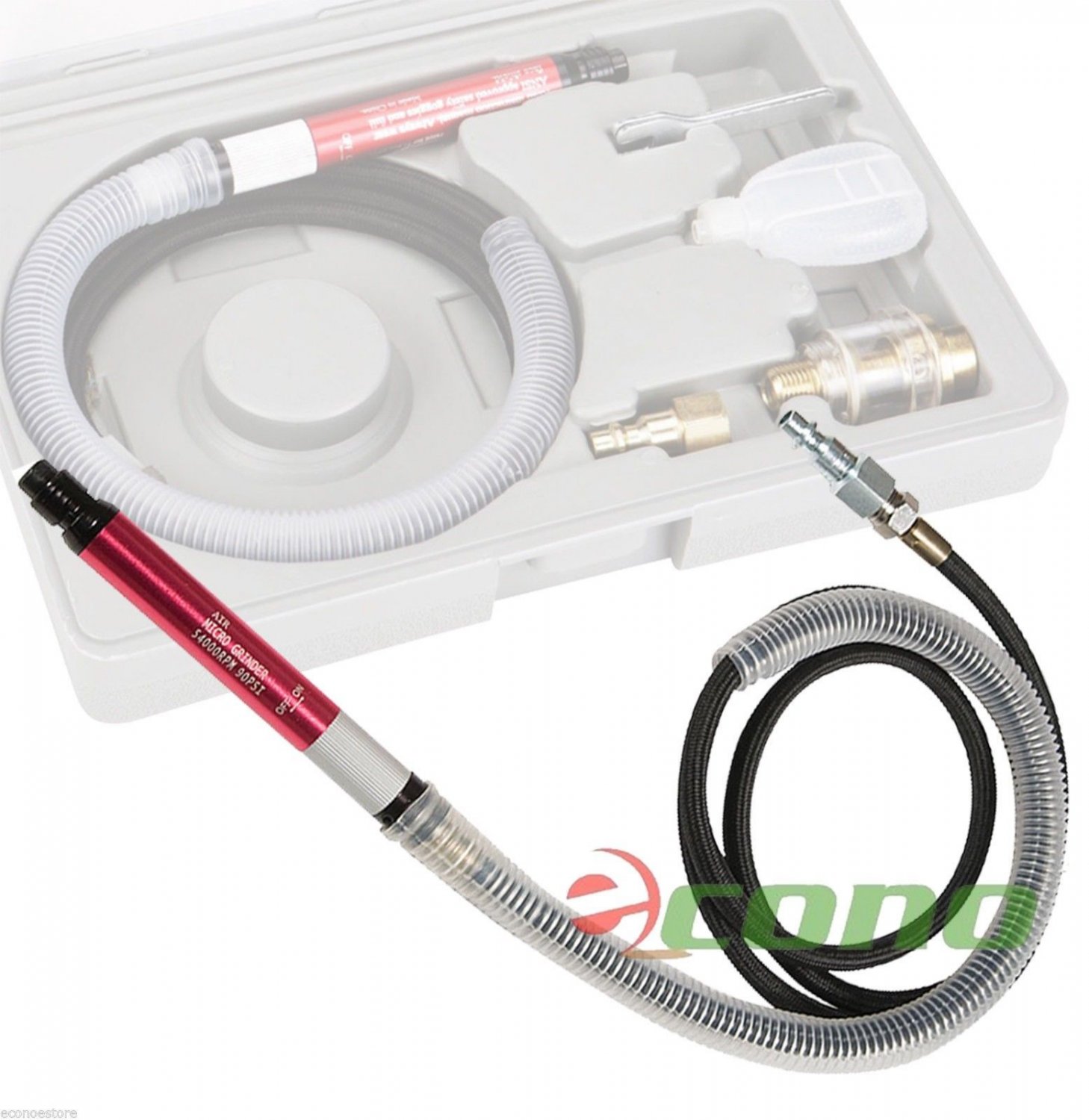 NEW Air Pencil Die Grinder Kit Micro Polisher Cutting Engraving Grinding Set
