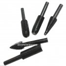 5 Pc Rasp File Set 1/4" Rotaty Bit for Metal, Wood, and Plastic