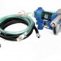 12 Volt DC 15GPM Gasoline Fuel Transfer Pump Kit Petrol Diesel Kerosene w/Nozzle