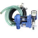 12 Volt Diesel Gasoline Anti-Explosive Fuel Transfer Pump w/Digital Nozzle Meter