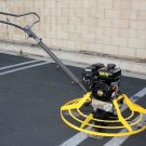 Walk-behind Cement Power Trowel Concrete Machine w/6.5HP 196CC Gas Engine 37"Dia
