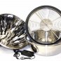 19" DC Eletric Stainless Bowl Trim Leaf Trimmer Twisted Spin Pro Cut Bud Flower