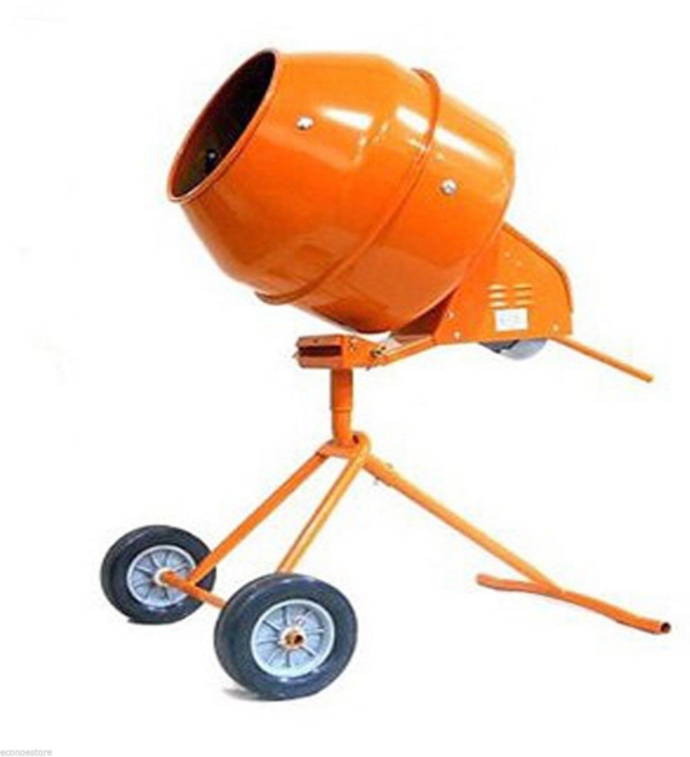 5 Cu. Ft. Tripod 1//2 hp Electric Cement Mixer Steel Drum