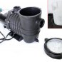 UL 120V 2HP 1500W INGROUND ABOVE GROUND SWIMMING POOL WATER PUMP W/Strainer