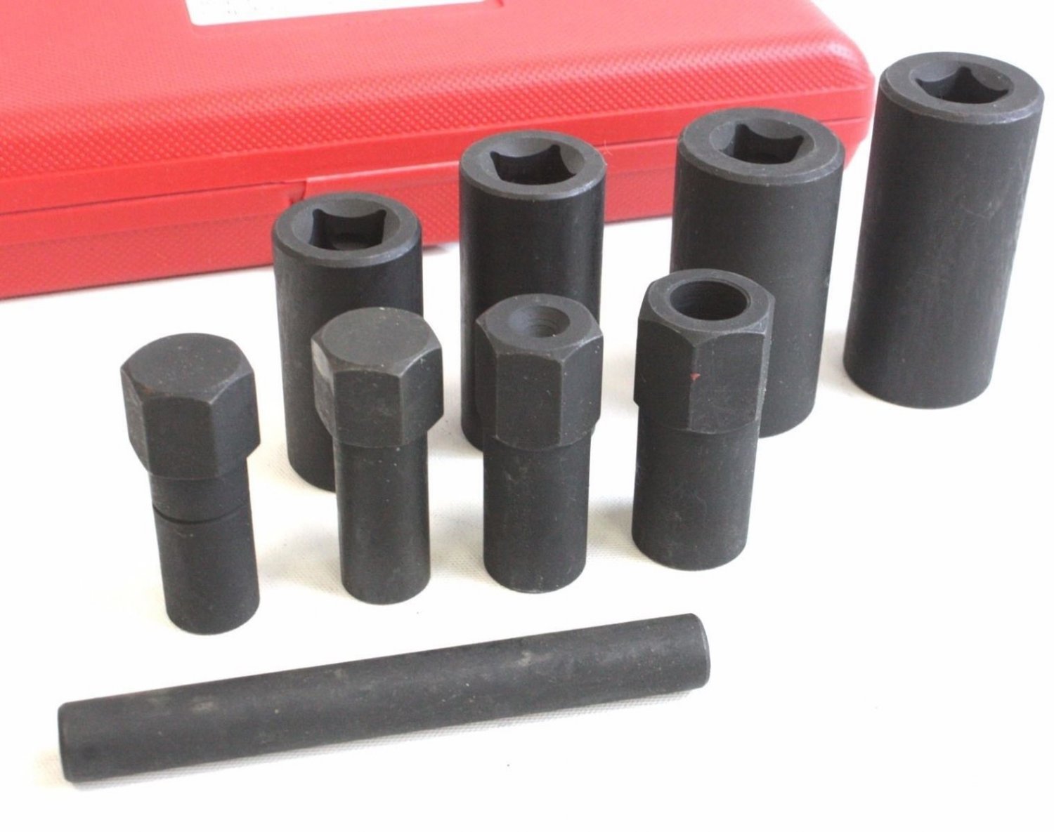 9Pc Master Hubcap Wheel Lock Removal Kit Lug Nut Hub Remover 4 Ford GM Chrysler
