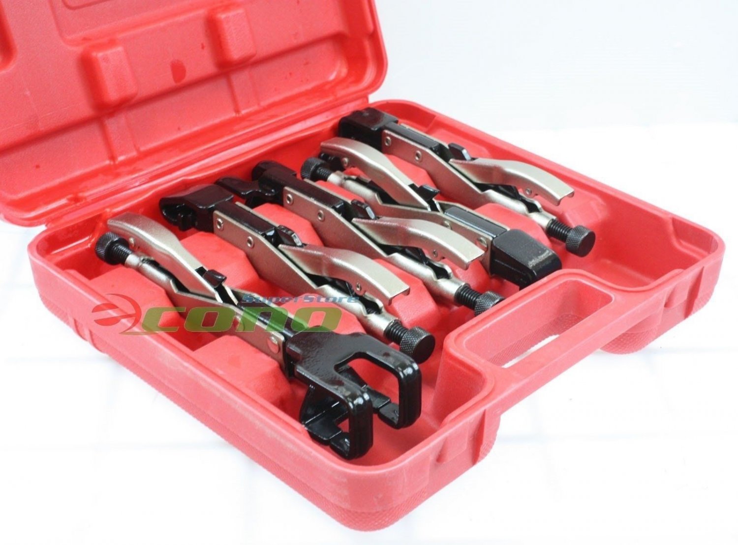5Pc Axial Locking Clamp Auto Fen Welding Grip Pliers Set Types W,  L, J, LL, JJ