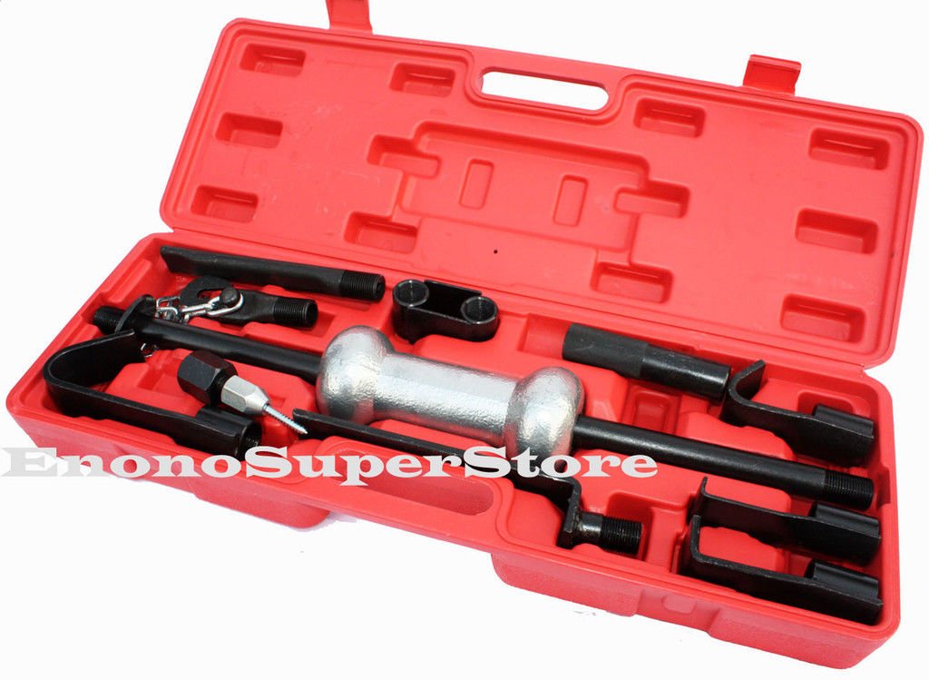 13PC Heavy Duty Dent Puller w/10lbs Slide Hammer Auto Body Truck Repair Tool Kit