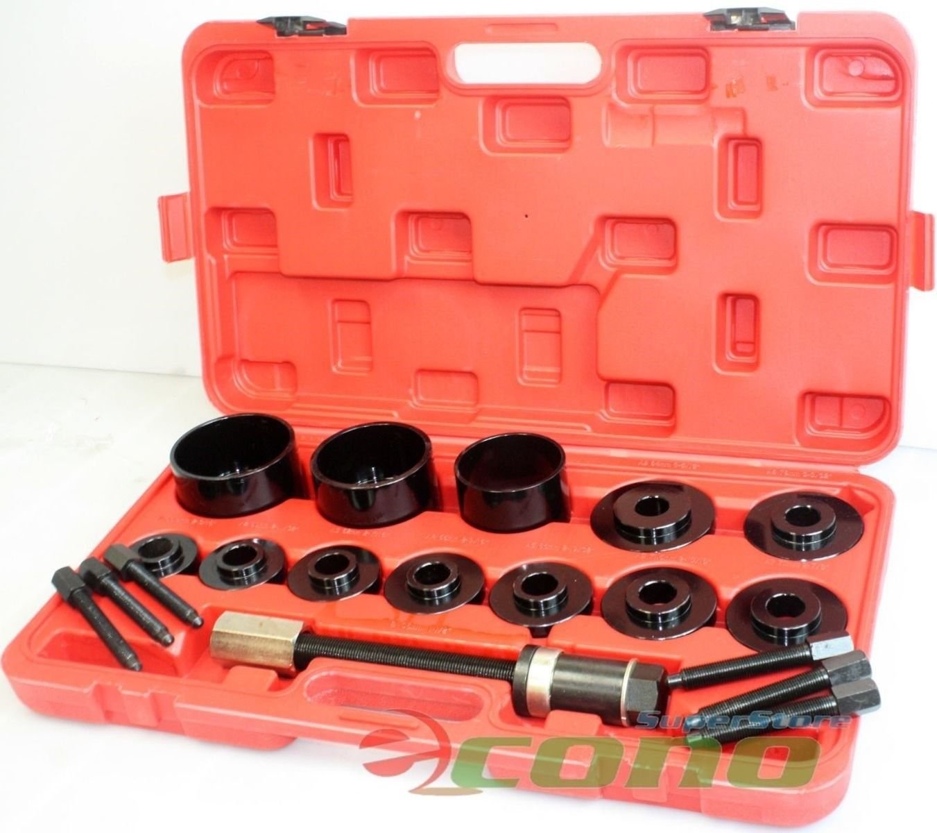 19pc Master Set Front Wheel Hub Drive Bearing Removal Install Service Tool Kit