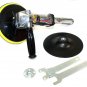 7" Stainless Pneumatic Air Angle Polisher Buffer Variable Speed 1,500-2,600 RPM