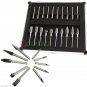 Pro NEIKO 20 PC DOUBLE CUT CARBIDE ROTARY TOOL FILE BIT BURR SET CUTTING