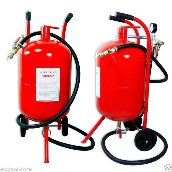 10 GALLON 10G PRESSURE SANDBLASTER AIR TANK SAND BLASTER /w Hose & Nozzle Gun