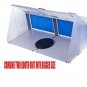 Portable Hobby Art Airbrush Paint Spray Booth Kit W/ Exhaust Filter & LED Light