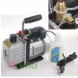 COMBO 3.5CFM 1/4HP AIR VACUUM PUMP HVAC A/C REFRIGERATION KIT AC MANIFOLD GAUGE