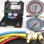 COMBO 3.5CFM 1/4HP AIR VACUUM PUMP HVAC A/C REFRIGERATION KIT AC MANIFOLD GAUGE